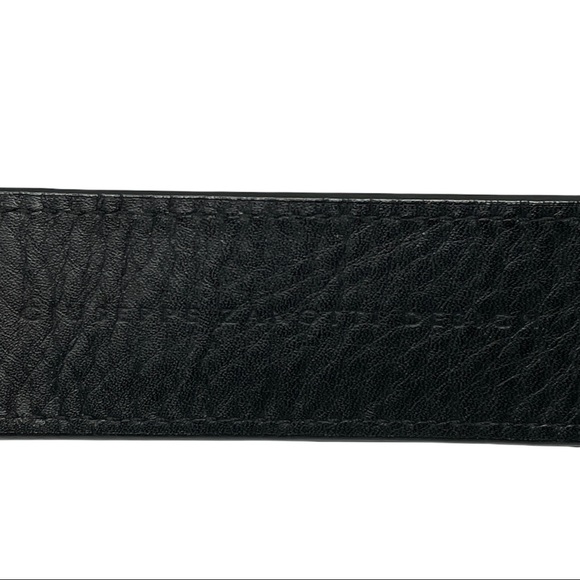 Giuseppe Zanotti Designer Crystal Encrusted Calfskin Leather Belt Size 100cm - Picture 9 of 12